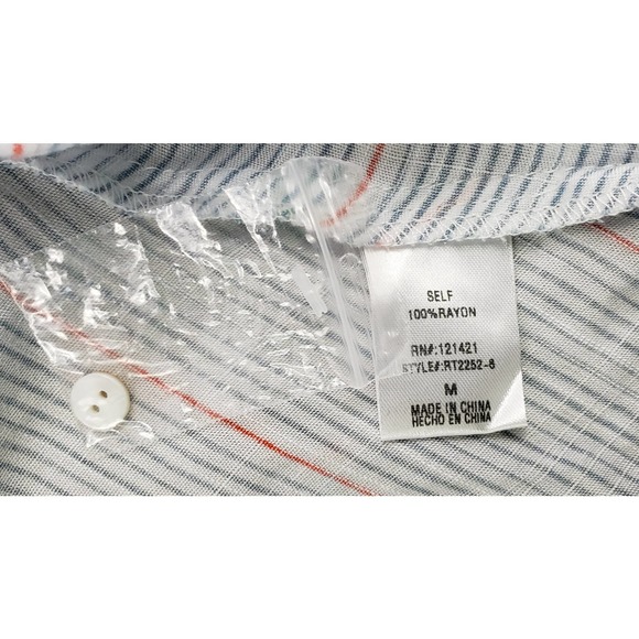 Ellison Women's Striped Sleeveless Blouse ~ Size Medium ~ NWT / New with Tags - Picture 10 of 11